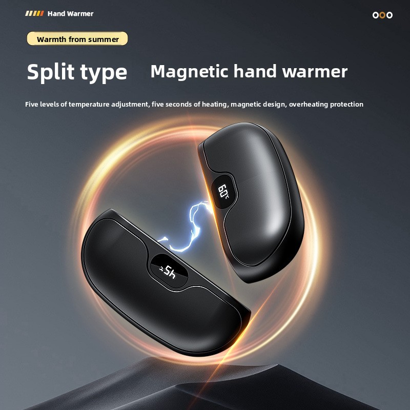 Hand Warmer Electric - Magnetic Hand Warmer, USB Charging, Detachable