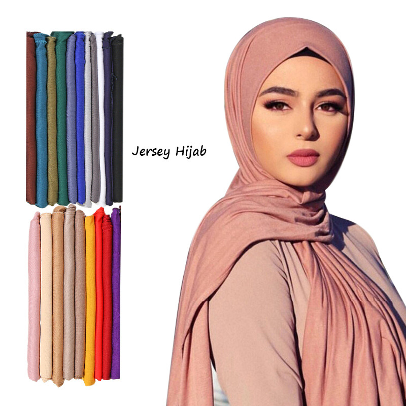 Shawl Wrap Winter - 30 Colors Plain Solid Modal Jersey