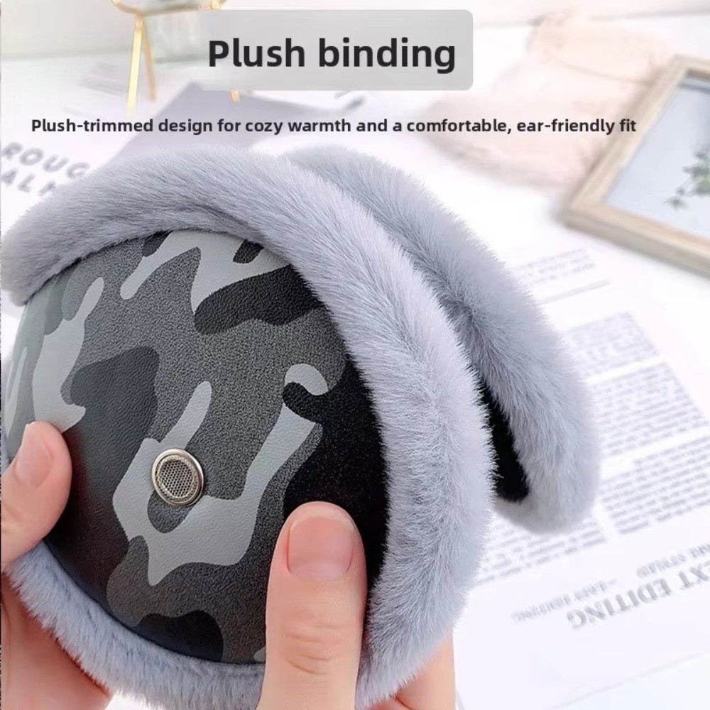 Earmuffs Foldable - New PU Leather Winter Earmuffs Pattern