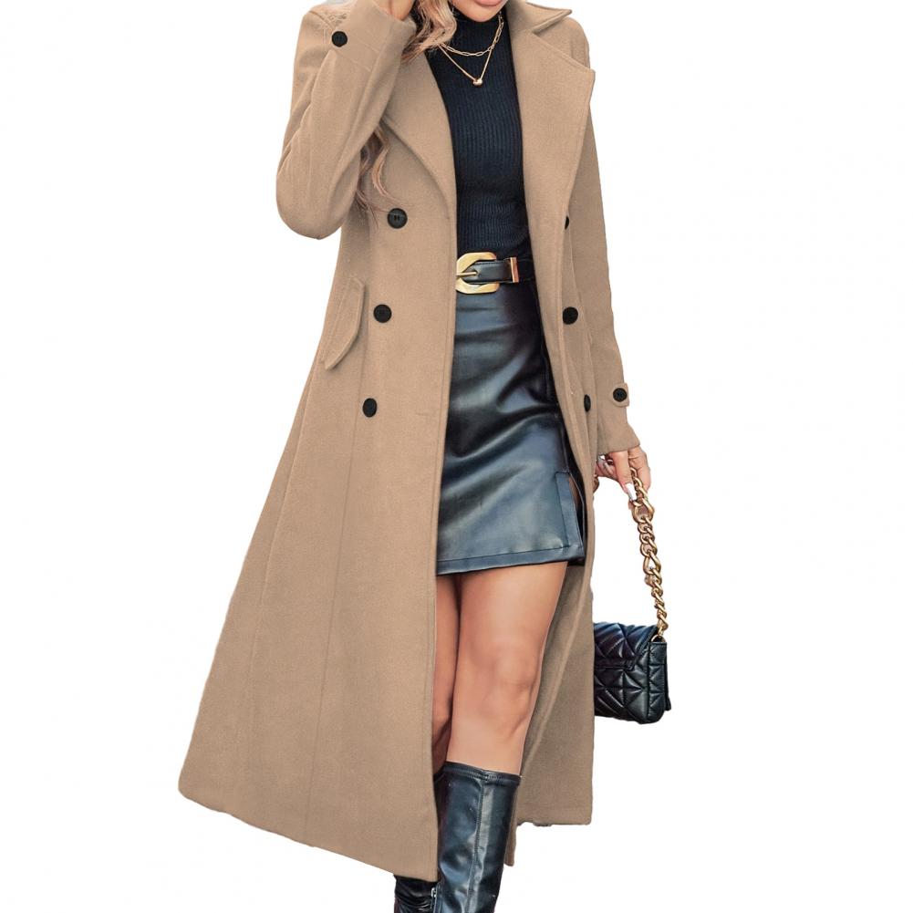Women Winter Overcoat Women's  - Wool Coat Peacoat 评论和价格