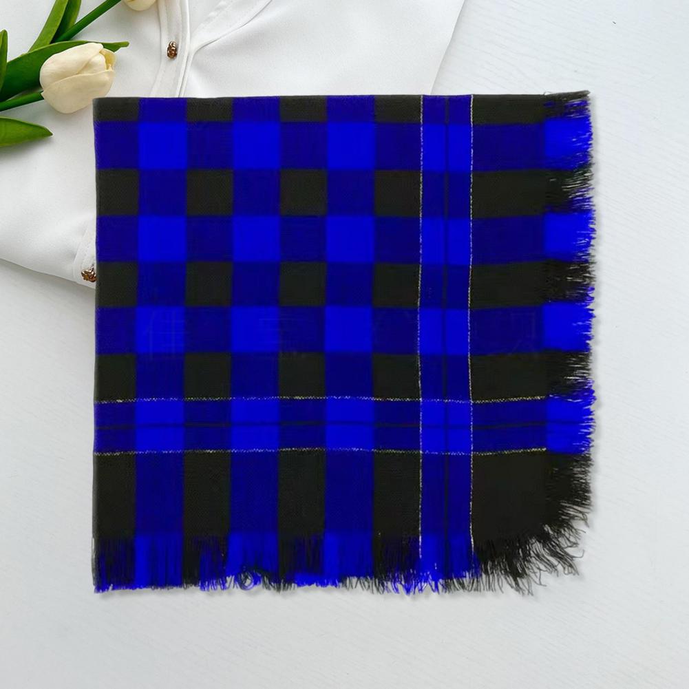 2025 Wool Square Scarf Tassel  - Wool Scarf Men 评论和价格