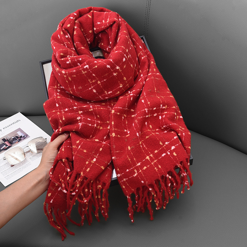 New Warm Winter Tassel Scarf H - Cashmere Pashmina Wrap 评论和价格