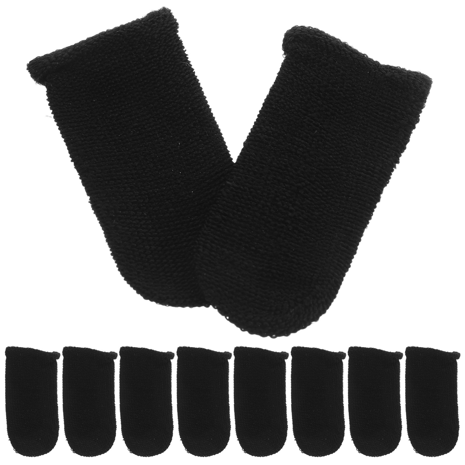 10Pcs Non Sweat Breathable Fib - Touch Screen Gloves 评论和价格