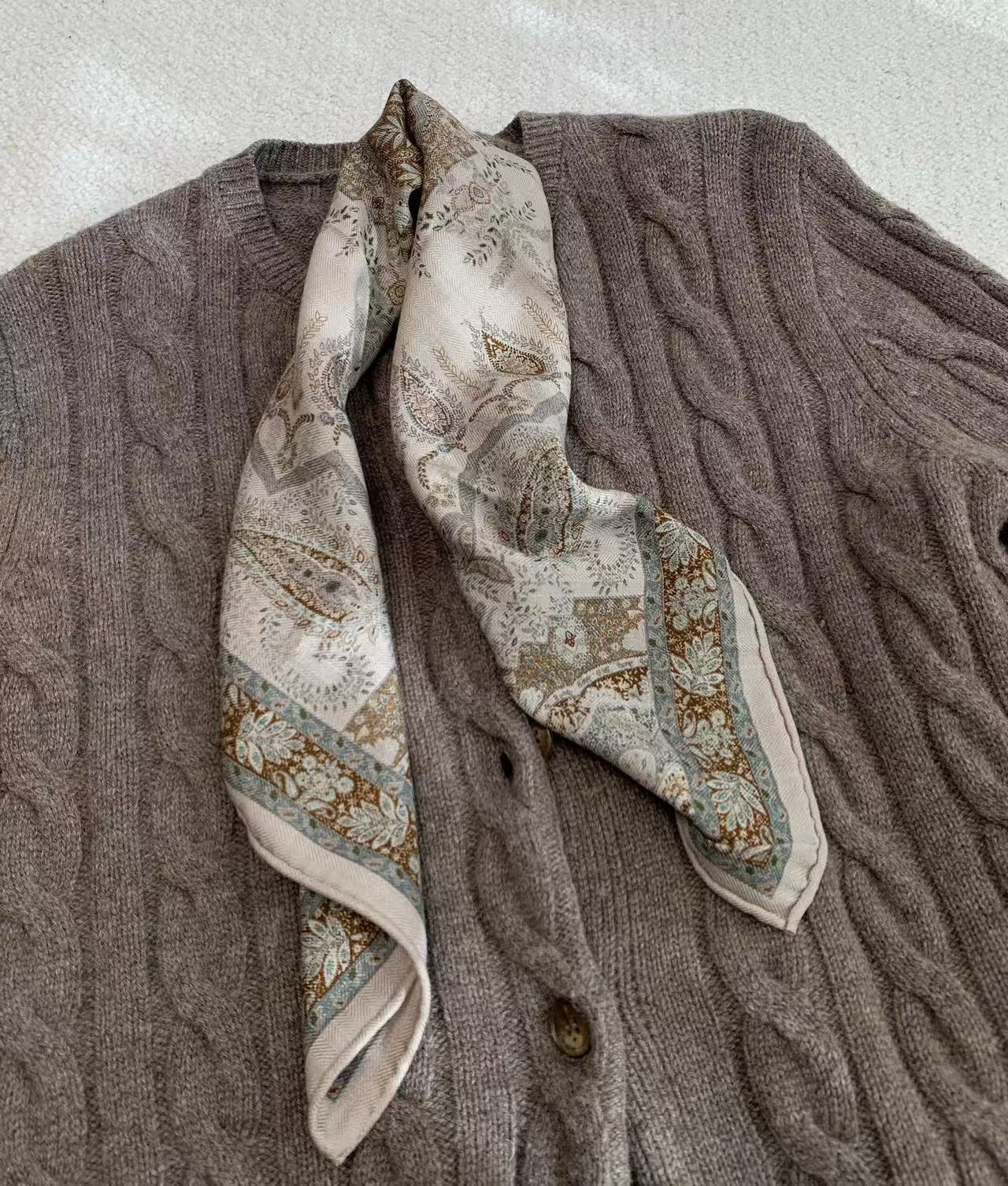 2026 Wool Silk Neck Warmer for - Wool Scarf Men 评论和价格