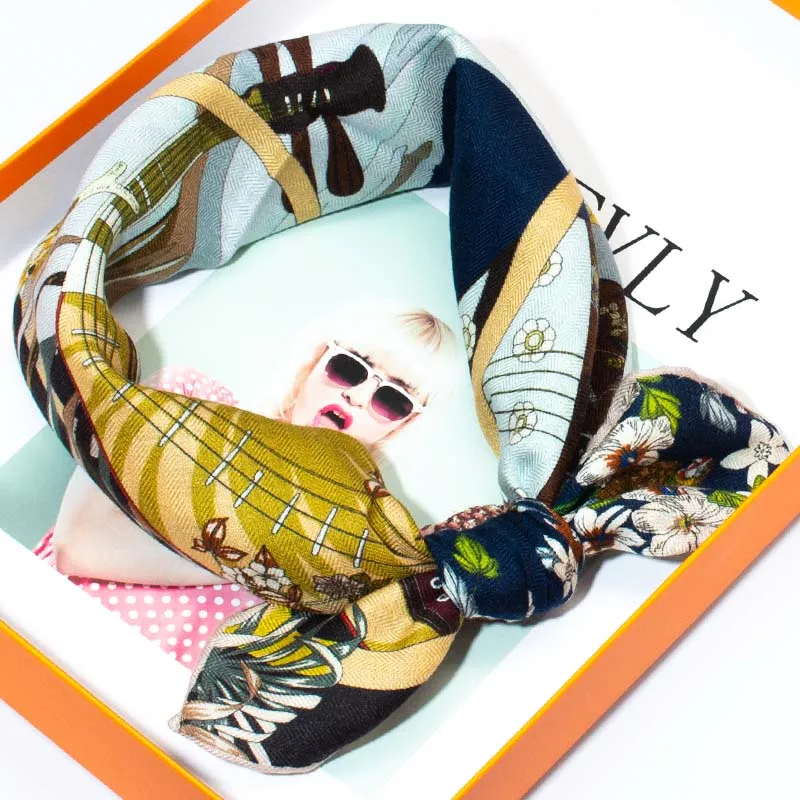 Double Sided Warm Square Scarf - Shawl Wrap Winter 评论和价格