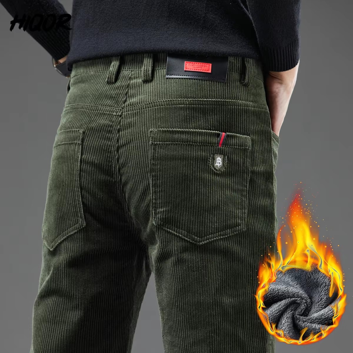 Men's Winter Corduroy Pants Th - Corduroy Pant Warm 评论和价格