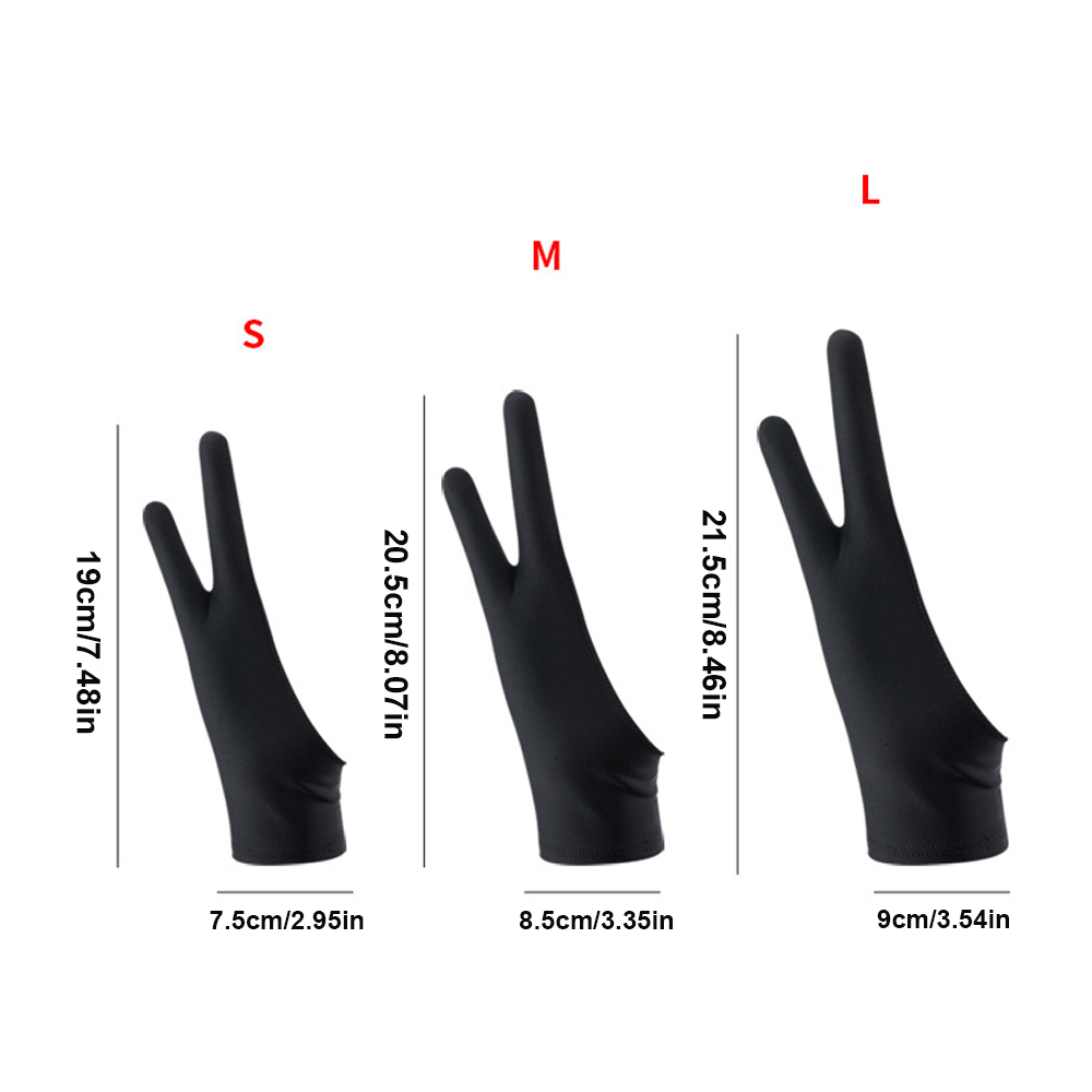 1PC Two-Finger Hand Painting G - Touch Screen Gloves 评论和价格