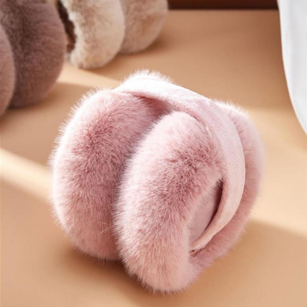 Women Winter Earmuffs Plush Ea - Earmuffs Foldable 评论和价格