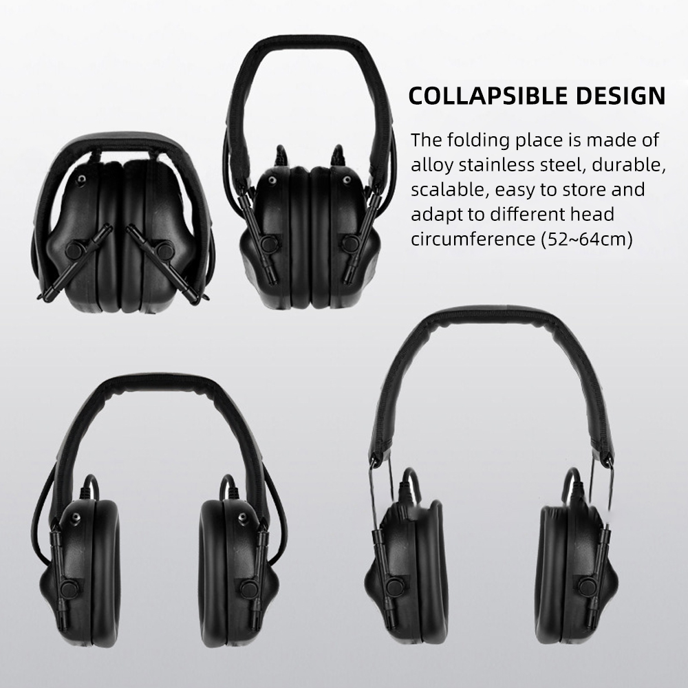 BOOIU Tactical Electronic Shoo - Earmuffs Foldable 评论和价格