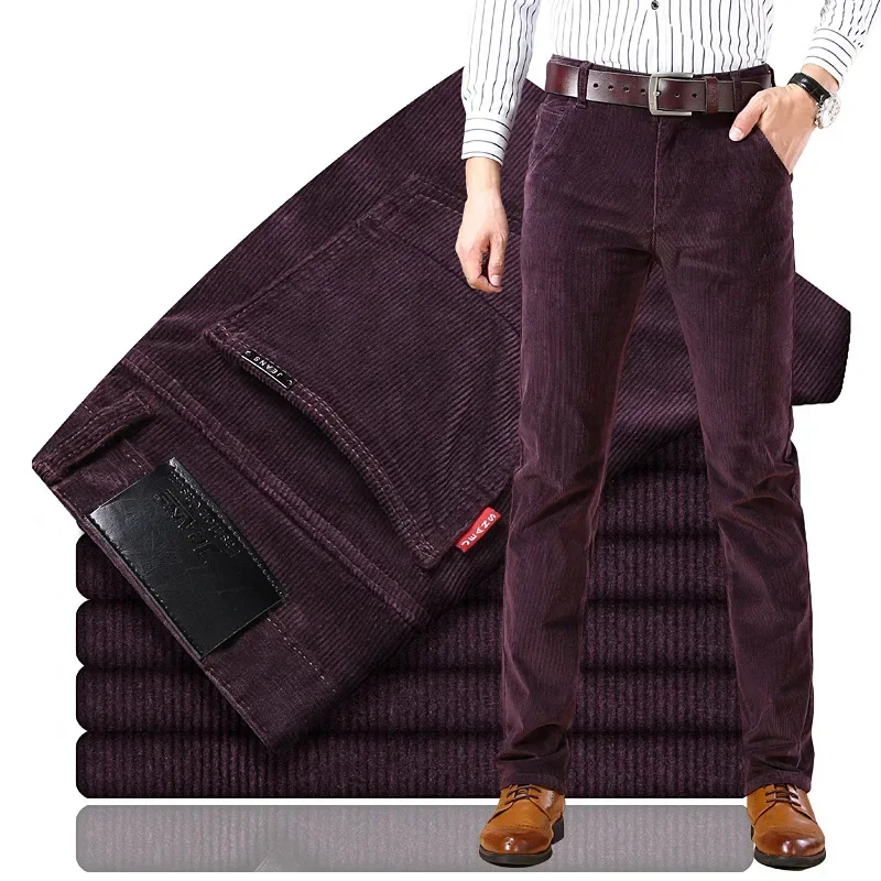 2025 Spring Autumn Men's Cordu - Corduroy Pant Warm 评论和价格