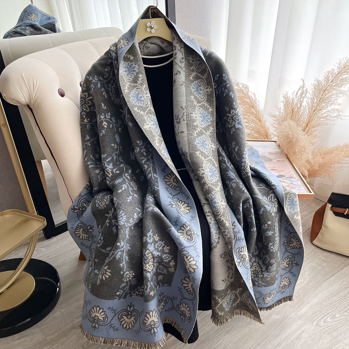 Luxury Winter Imitation Cashme - Cashmere Pashmina Wrap 评论和价格