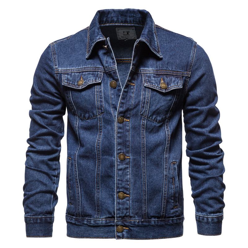 2025 Autumn Men Solid Denim Ja - Down Jacket Packable 评论和价格