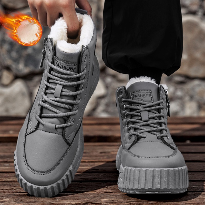 Men's Winter Snow Boots Therma - Waterproof Winter Boot 评论和价格