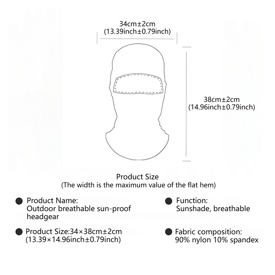 GTUBIKE Breathable Balaclava H - Balaclava Ski Mask 评论和价格